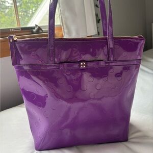 Kate Spade Sophie Camellia Street Purple
Leather Shoulder Purse